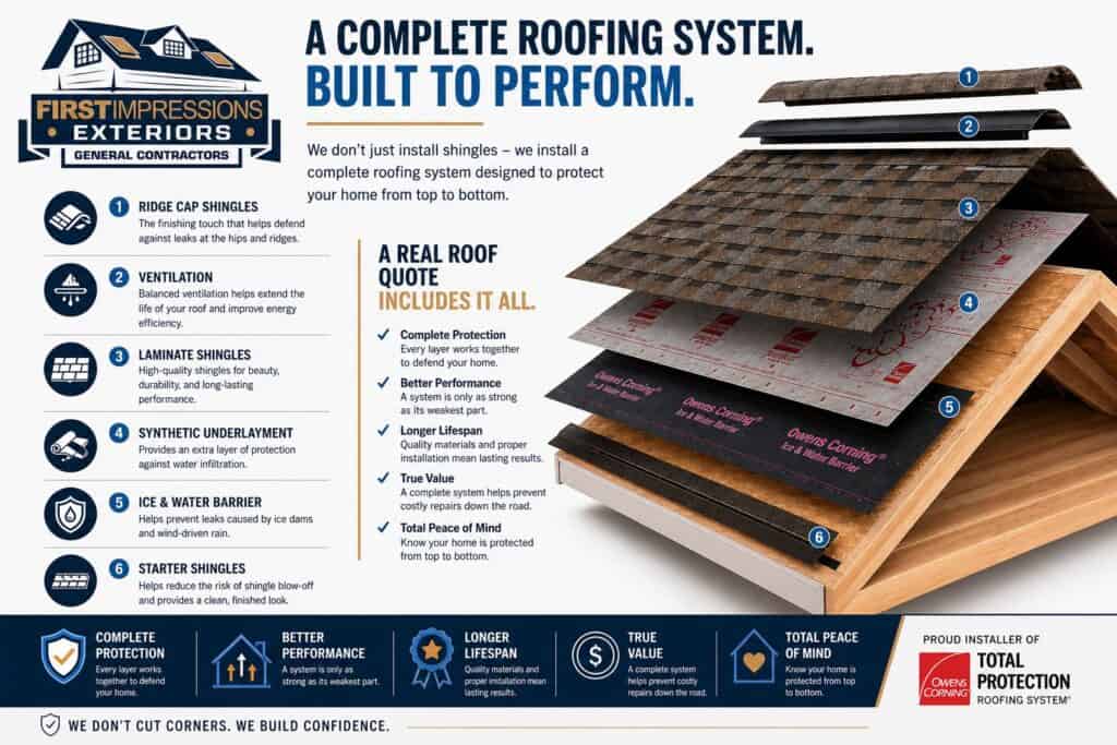 Roof Instant Online Estimate Graphic