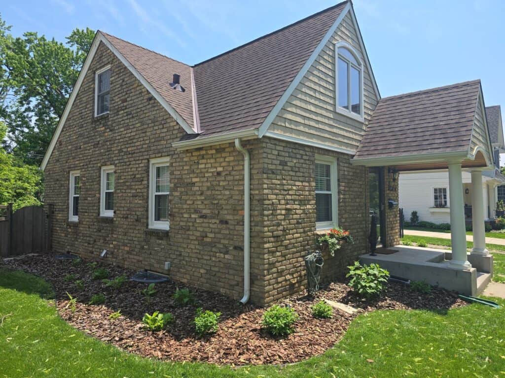 New 6-inch gutters on a St. Louis Park, MN home by First Impressions Exteriors