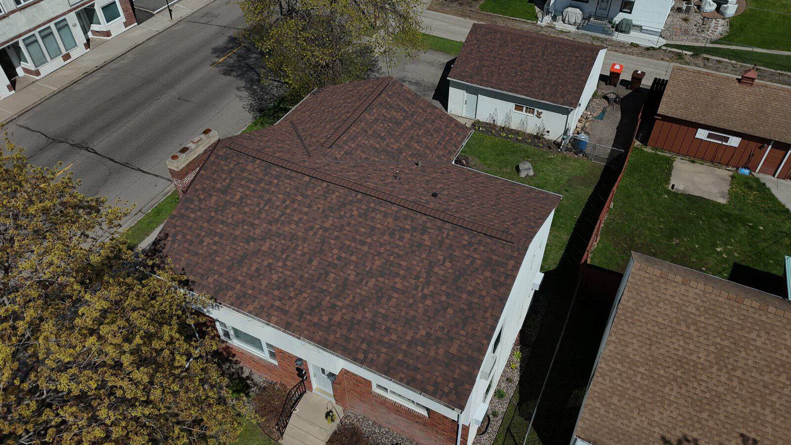 Finished roofing and exterior work by First Impressions Exteriors