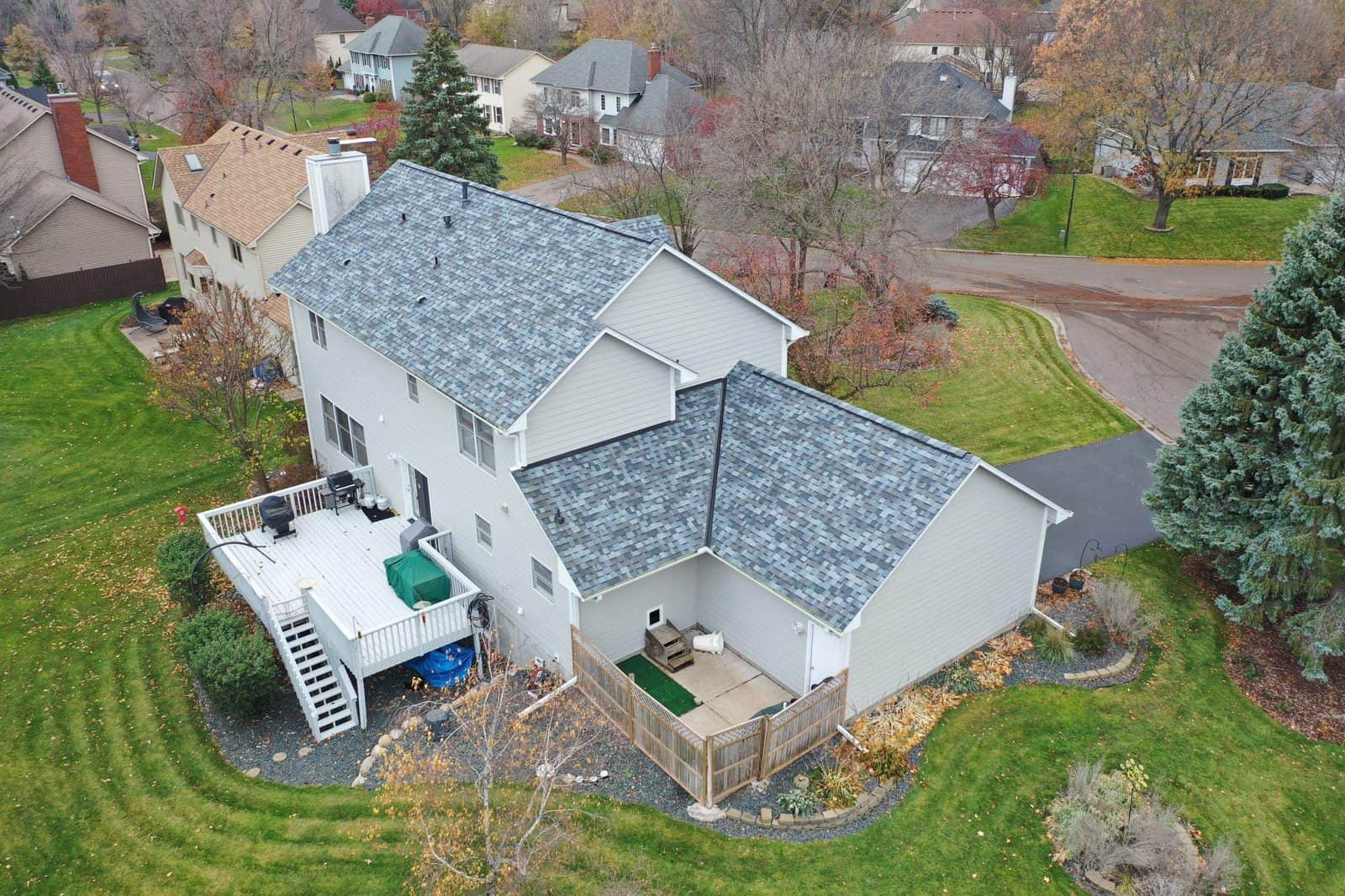 Finished roofing and exterior work by First Impressions Exteriors