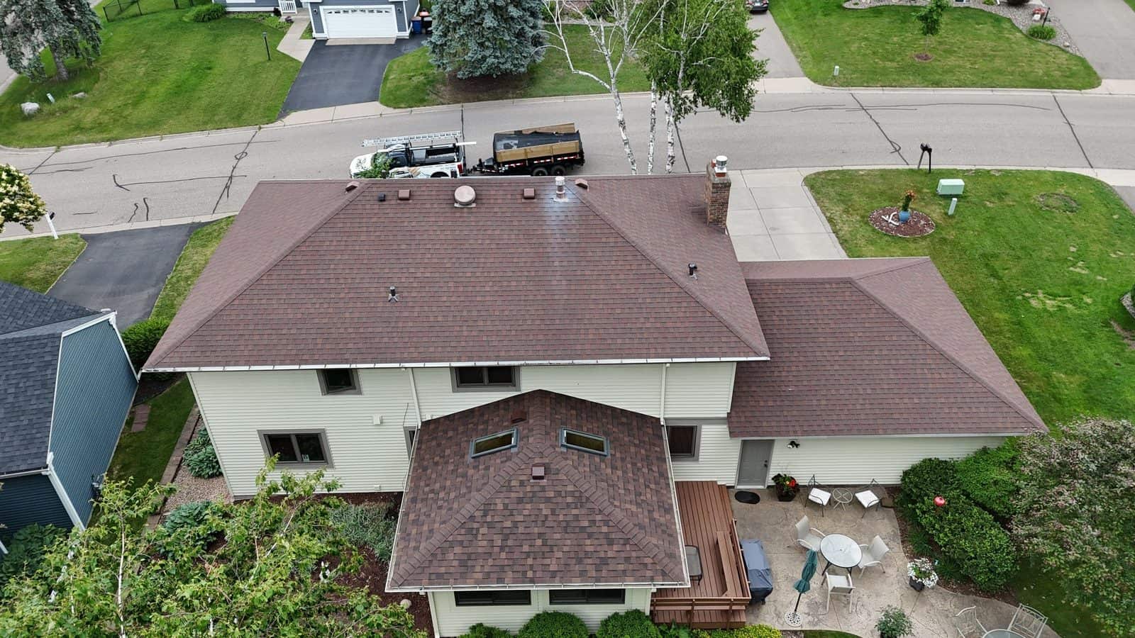 Completed exterior project in Maplewood, MN by First Impressions Exteriors