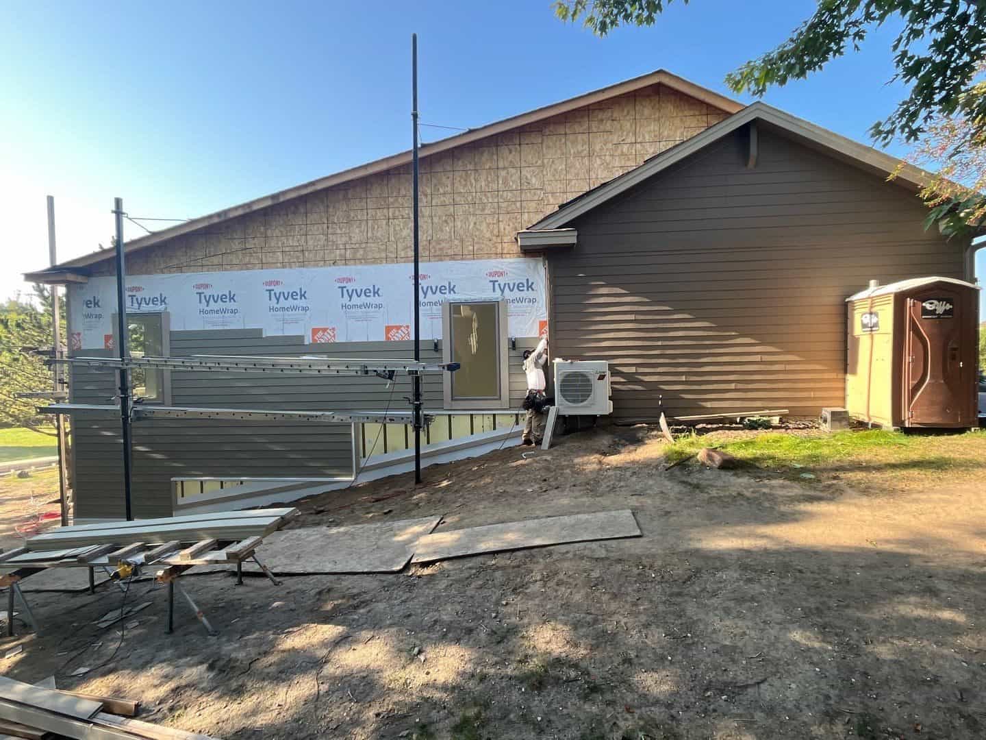 Completed exterior project in Medina, MN by First Impressions Exteriors