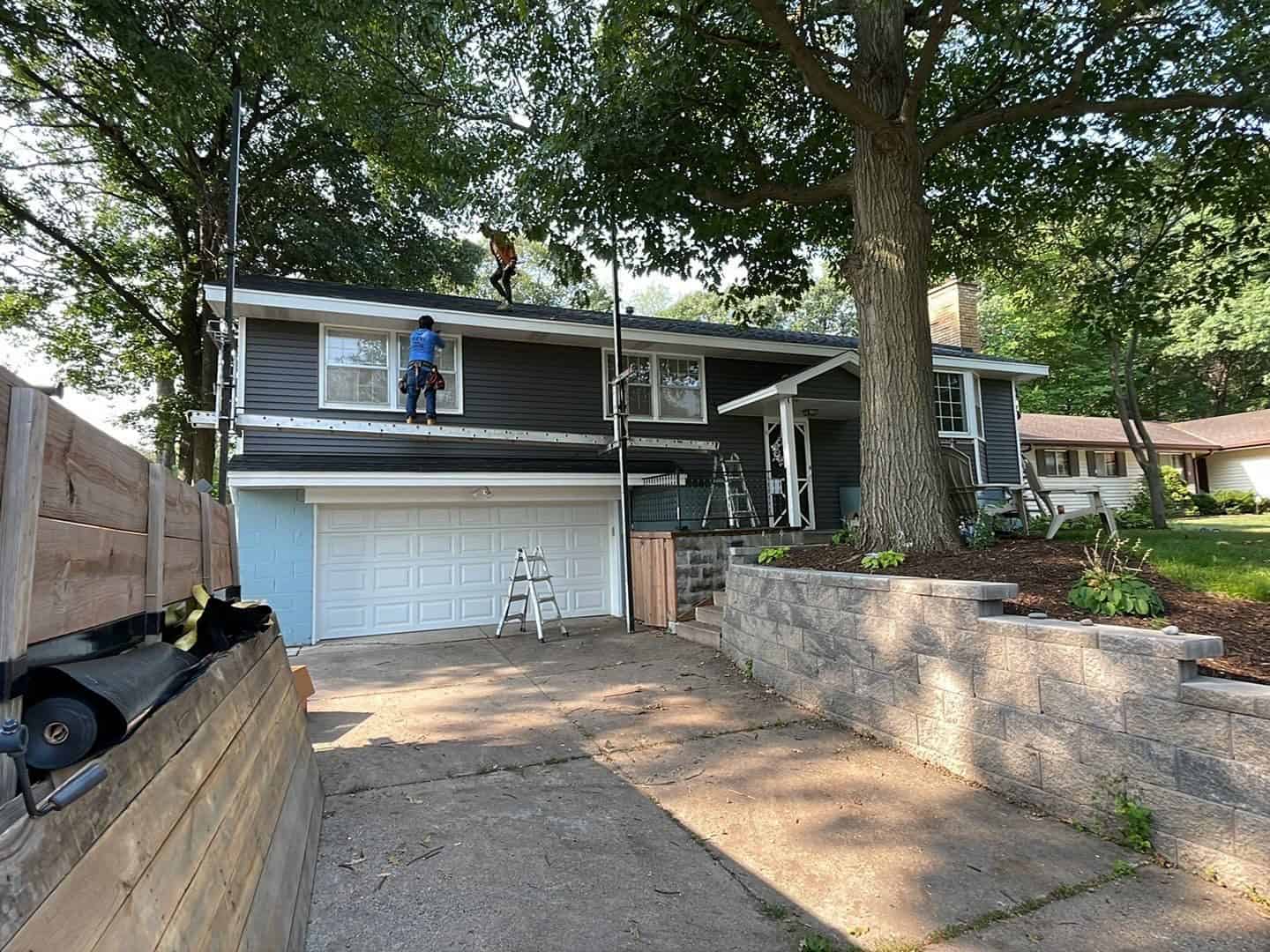 Completed exterior project in New Hope, MN by First Impressions Exteriors