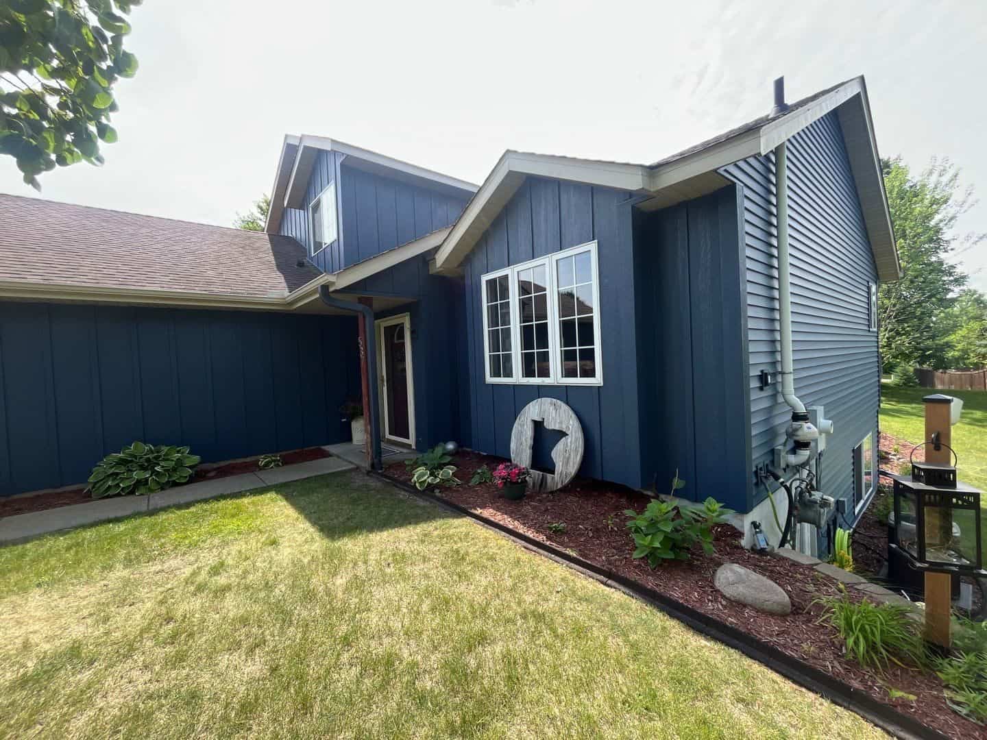 Completed exterior project in St Michael, MN by First Impressions Exteriors