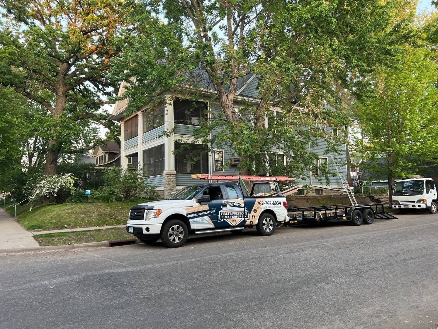 Completed exterior project in St Paul, MN by First Impressions Exteriors