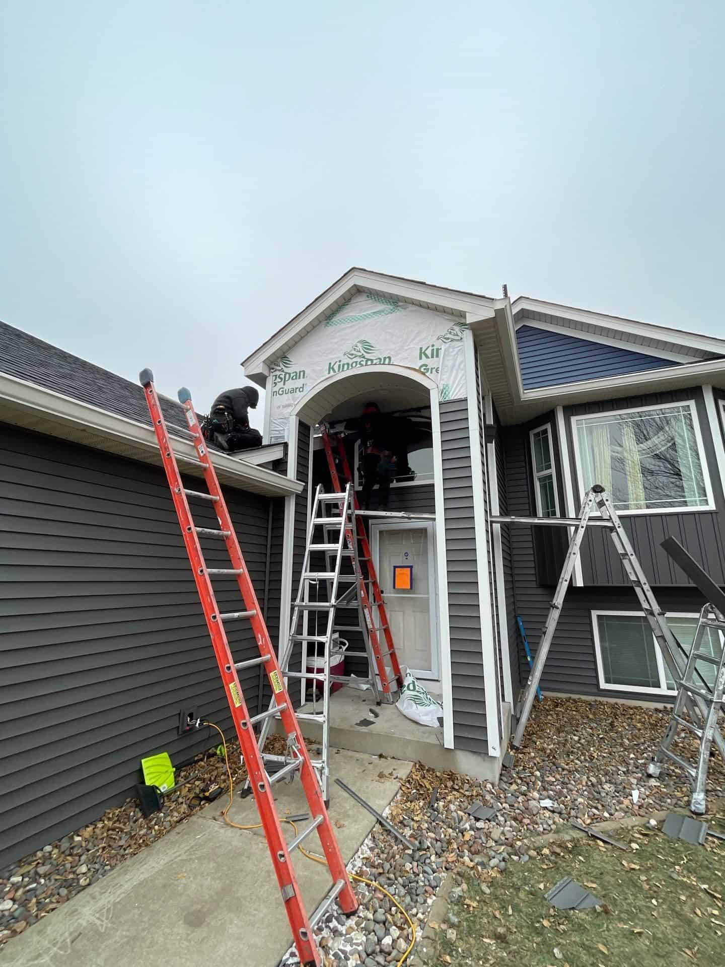 Completed exterior project in Big Lake, MN by First Impressions Exteriors