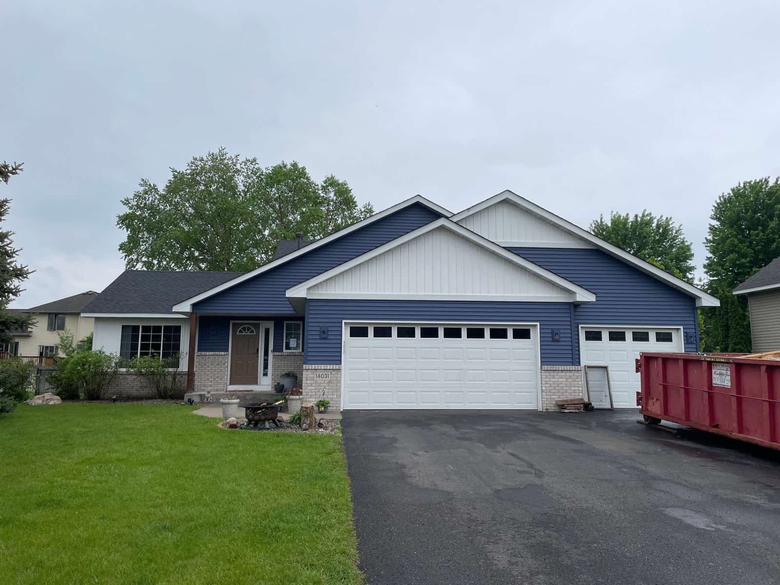 Completed exterior project in Andover, MN by First Impressions Exteriors
