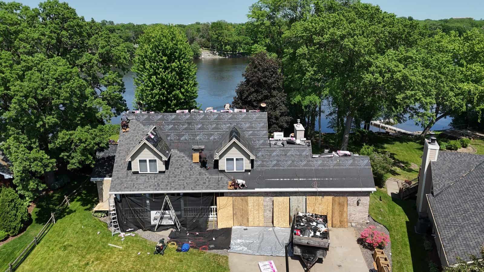 Completed exterior project in Champlin, MN by First Impressions Exteriors
