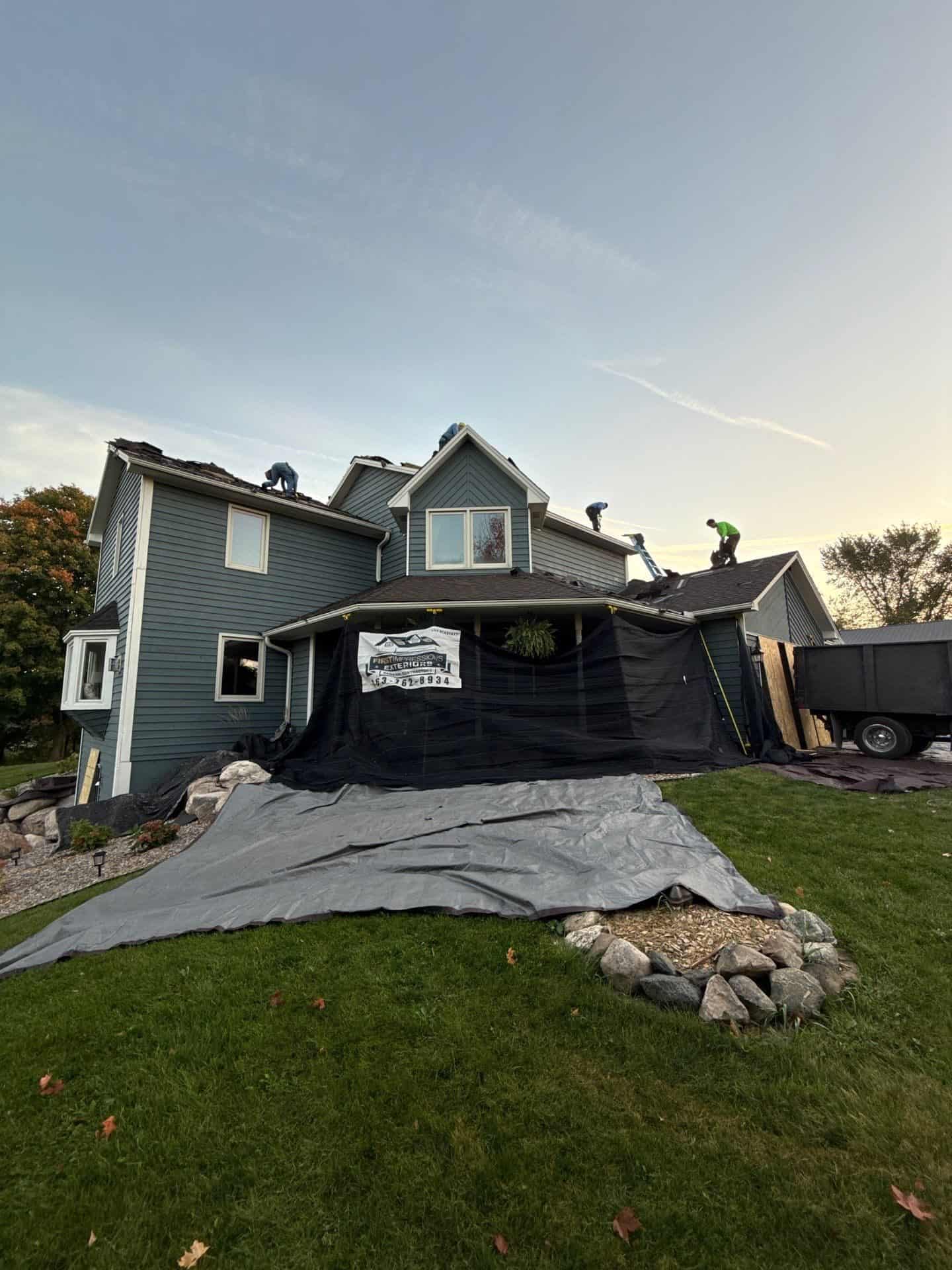 Completed exterior project in Corcoran, MN by First Impressions Exteriors