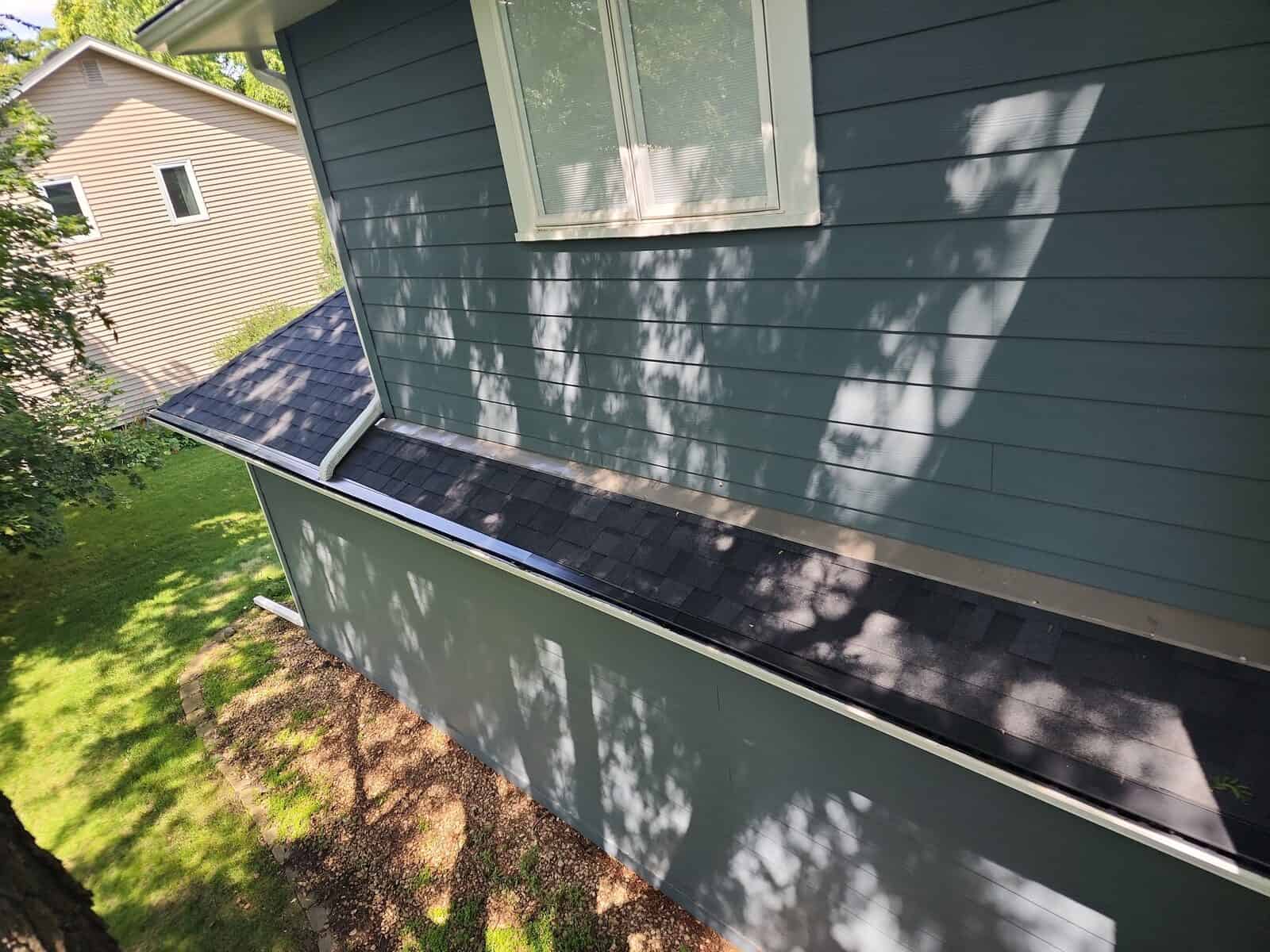 New roofline and gutters on a Golden Valley, MN home
