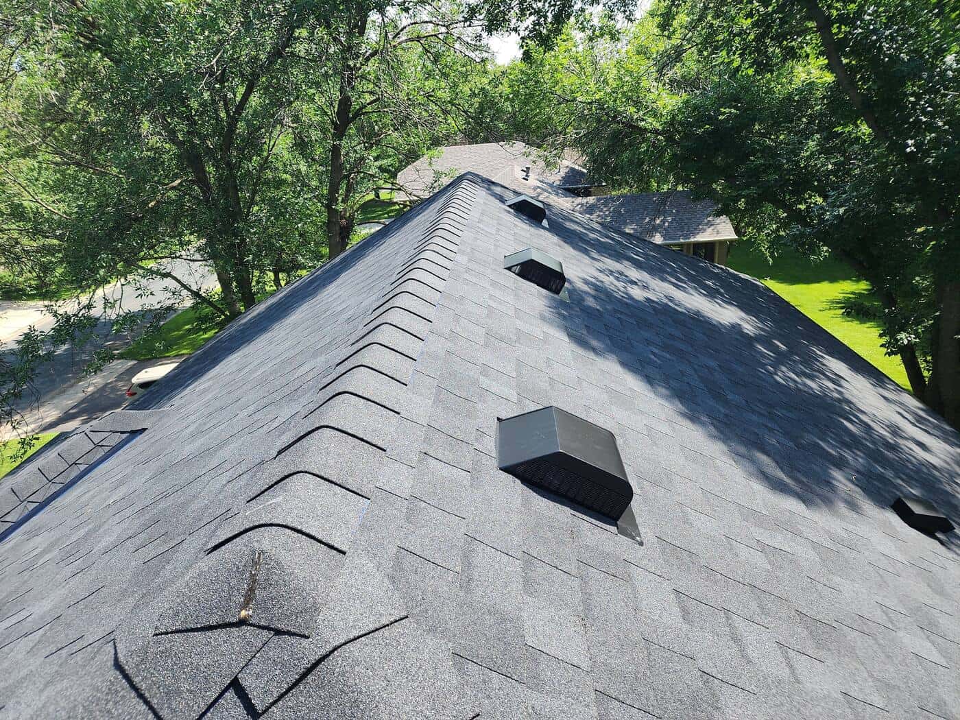 The new Onyx Black ridge from above in Golden Valley, MN
