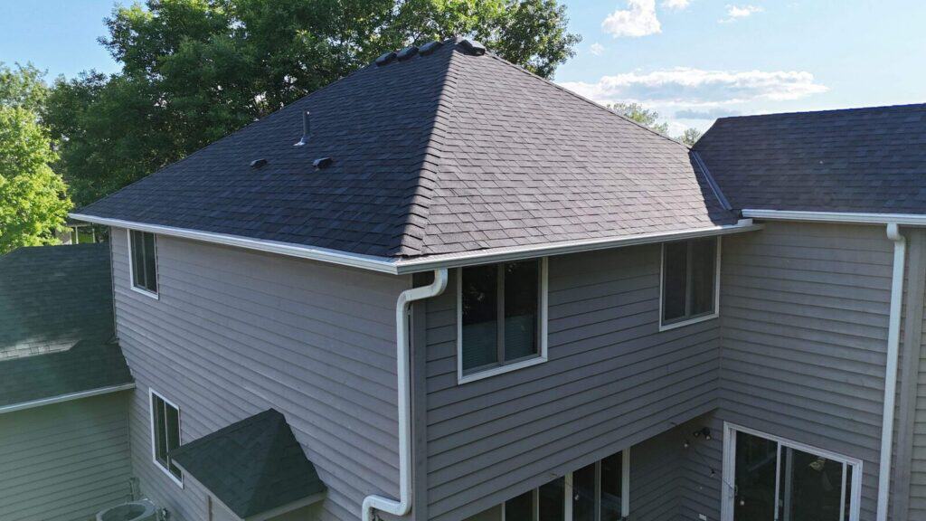 New Owens Corning Duration roof in Onyx Black on a Plymouth, MN home