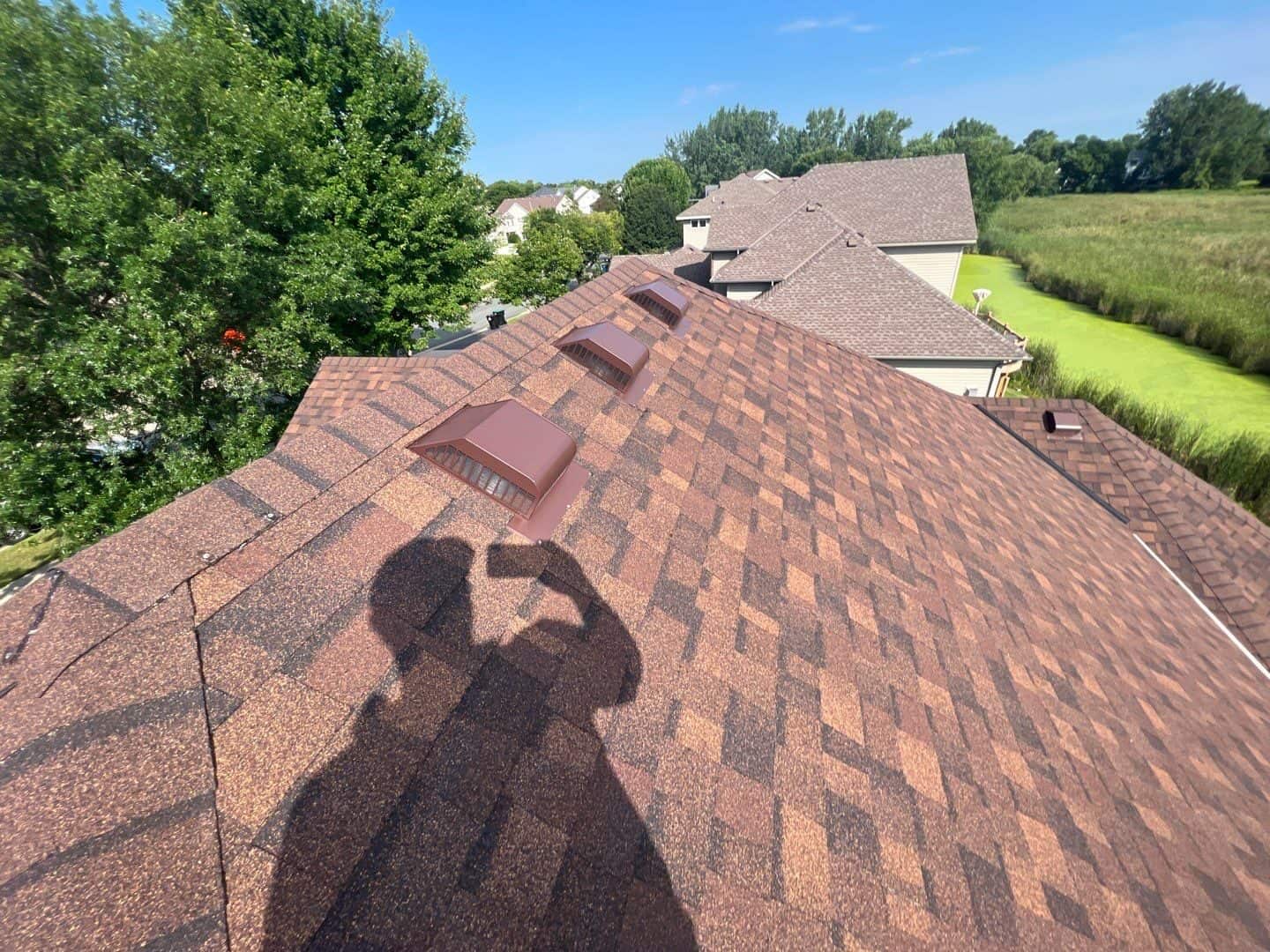 Owens Corning Duration Brownwood shingle roof on an Osseo, MN home