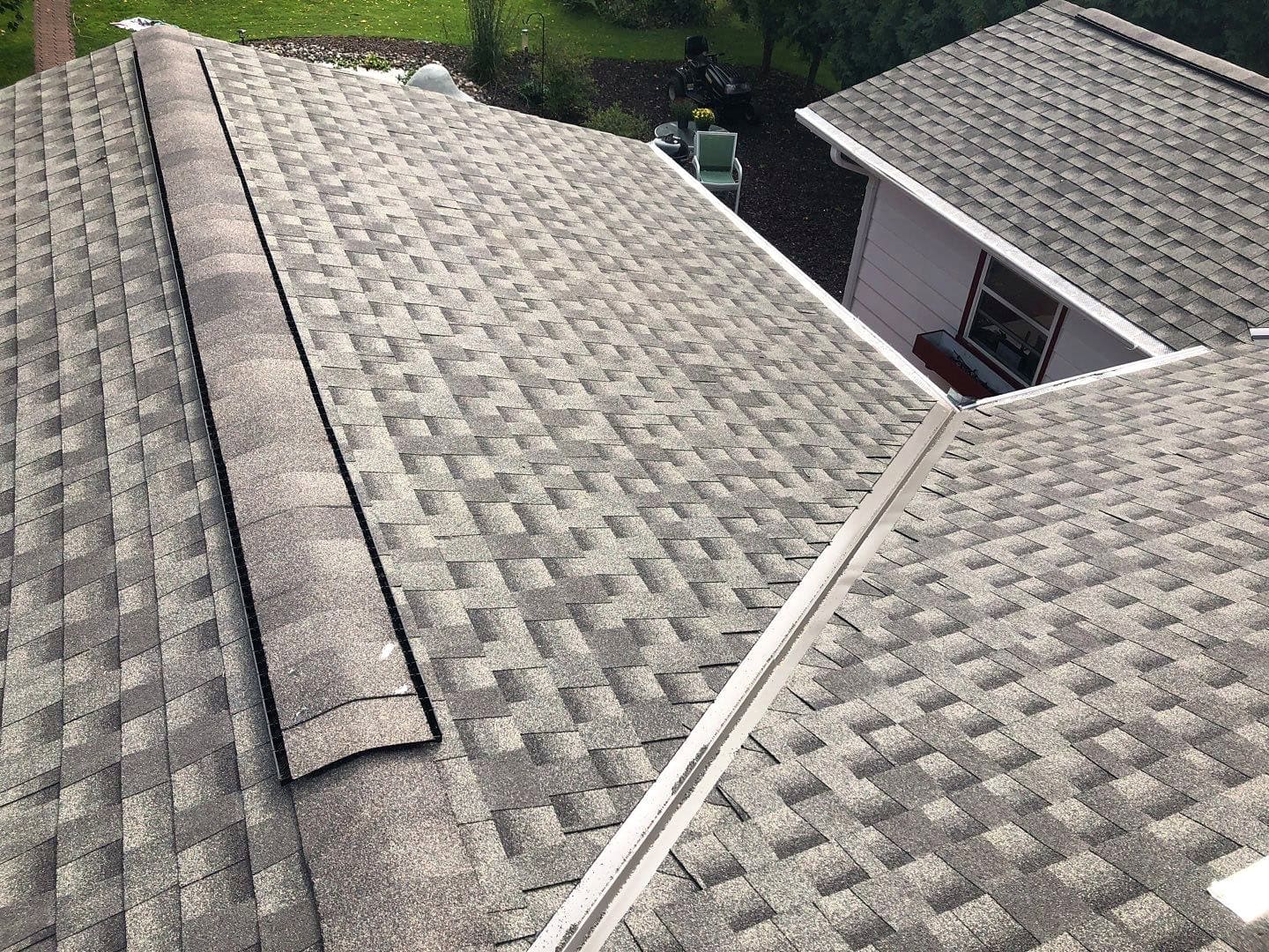Completed roof in Lakeville, MN