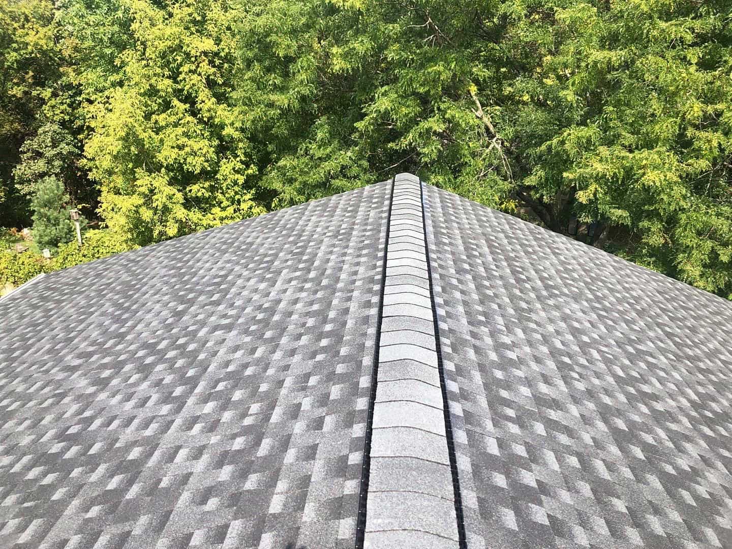 Completed roof in Eden Prairie, MN