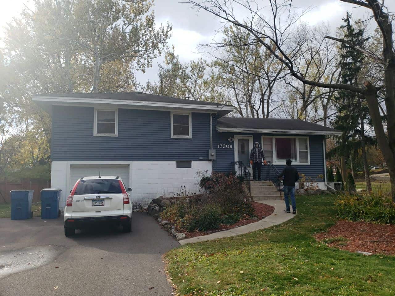 The Eden Prairie home before its hail damage roof replacement