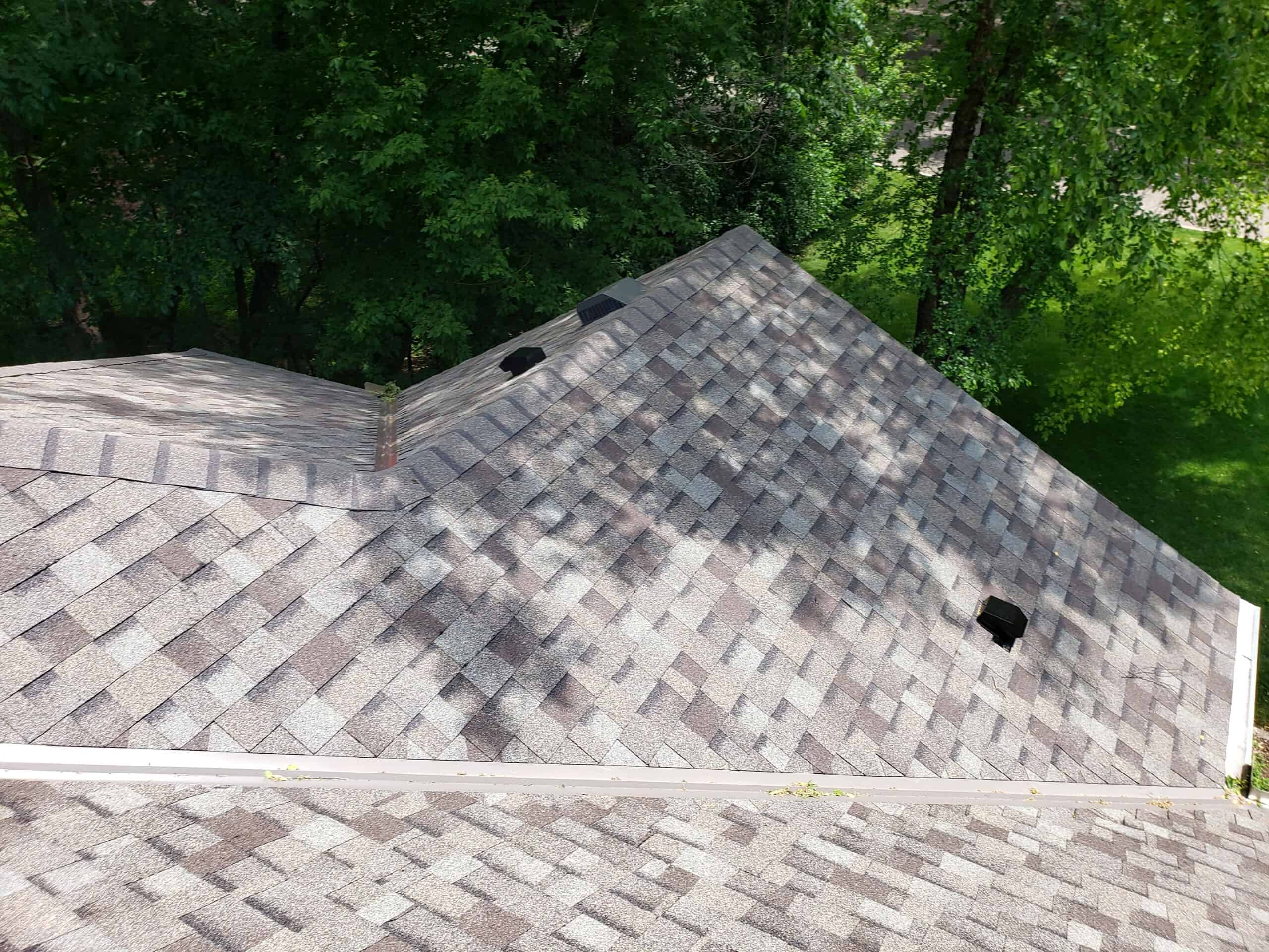 Completed roof in Minnetonka, MN