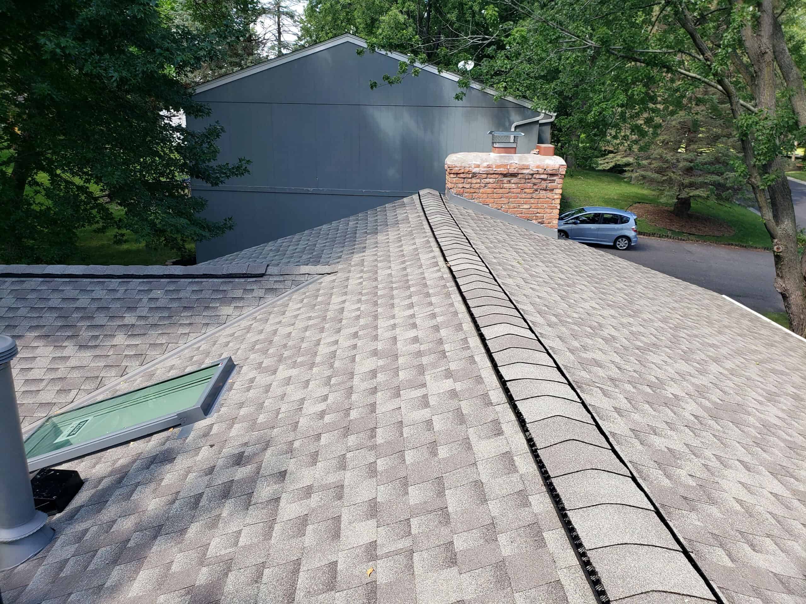 Completed roof in Eden Prairie, MN