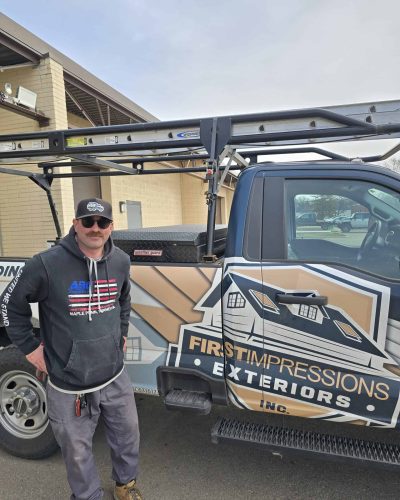 First Impressions Exteriors team – Wayne Pontinen, Site Supervisor at First Impressions Exteriors roofing and siding contractor in Twin Cities Minnesota